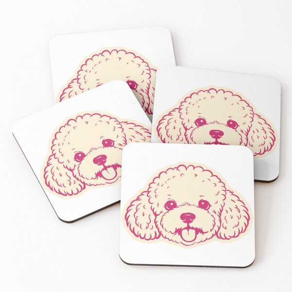 Item preview, Cute Poodle Face Fluffy Puppy Ilustration designed and sold by mafervicenttin.
