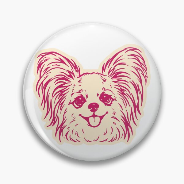 Item preview, Cute Papillon Dog Pink Puppy Face designed and sold by mafervicenttin.