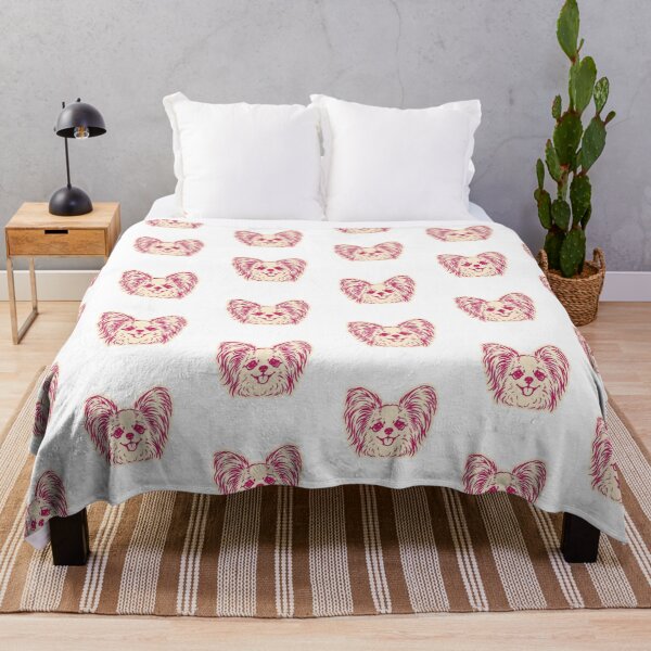 Item preview, Cute Papillon Dog Pink Puppy Face designed and sold by mafervicenttin.