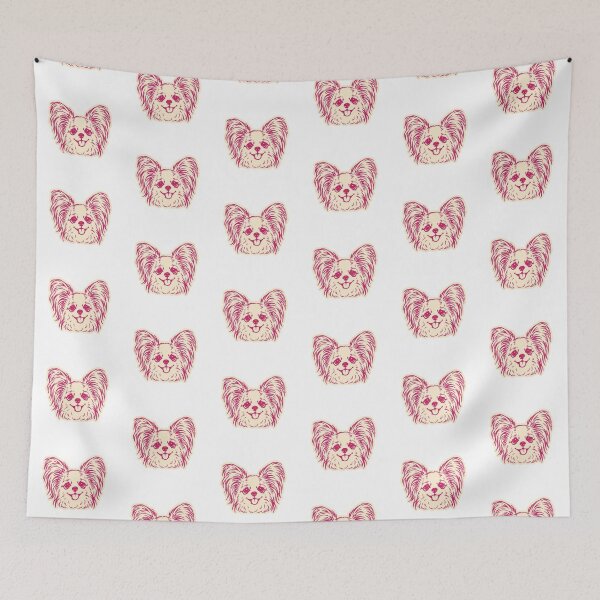 Item preview, Cute Papillon Dog Pink Puppy Face designed and sold by mafervicenttin.