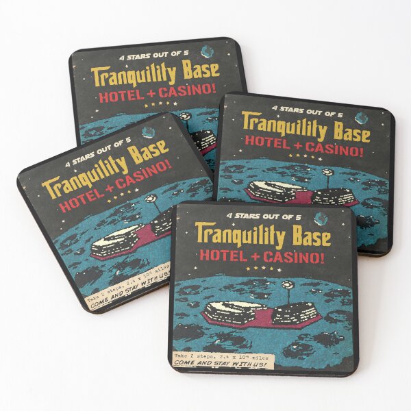Item preview, Tranquility Base Hotel Casino Retro Space Art designed and sold by CAYDENSYEL.