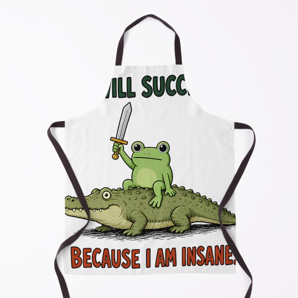 Item preview, I Will Succeed Because I Am Insane designed and sold by omzyamzu.