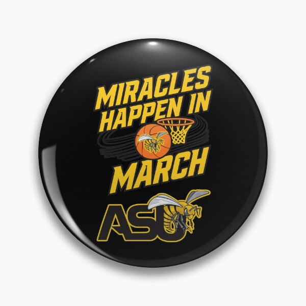 Item preview, Miracles Happen In March ASU Bee Basketball designed and sold by CAYDENSYEL.