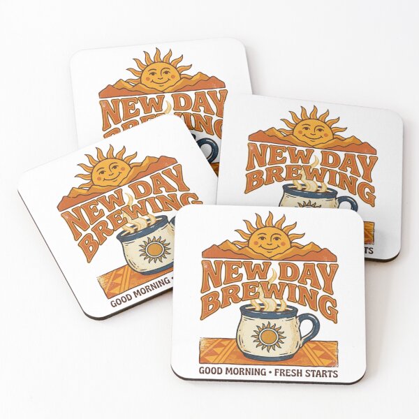 Item preview, New Day Brewing Retro Sun Coffee Mug Good Morning designed and sold by Sanan Israyilli.