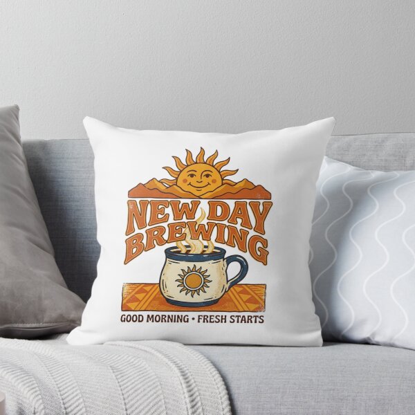 Item preview, New Day Brewing Retro Sun Coffee Mug Good Morning designed and sold by Sanan Israyilli.