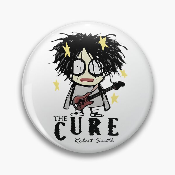 Item preview, The Cure Robert Smith Cartoon Logo designed and sold by MindfulMarker.