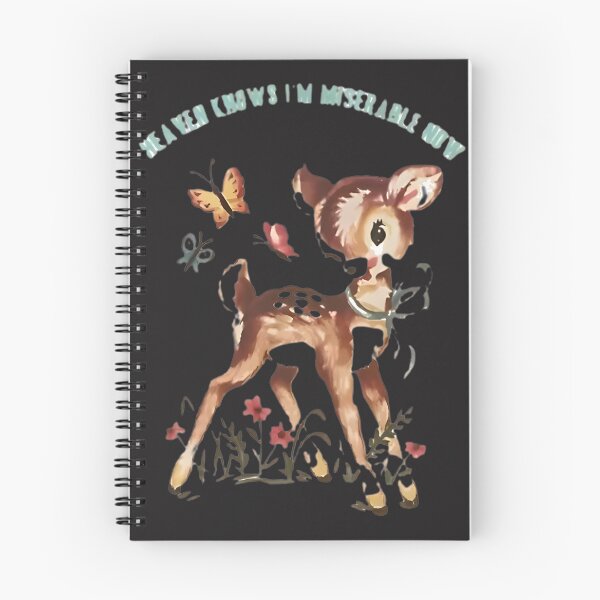 Item preview, Heaven Knows I'm Miserable Now Retro Bambi Illustration Vintage Style Artwork designed and sold by Hamidyaya.