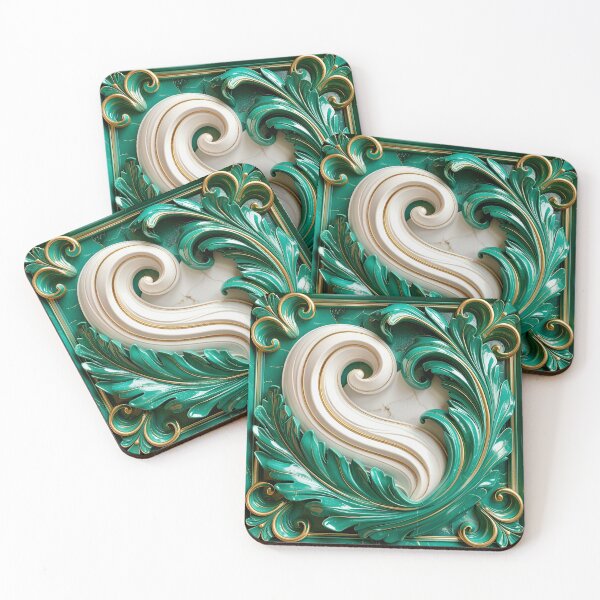 Item preview, Sculptural Jade with Gold Enamel designed and sold by Vicky Brago-Mitchell®.