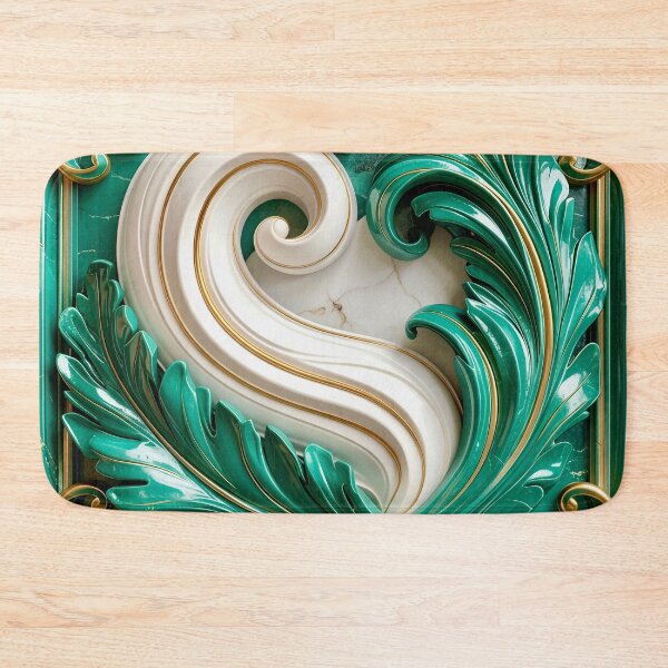 Item preview, Sculptural Jade with Gold Enamel designed and sold by Vicky Brago-Mitchell®.
