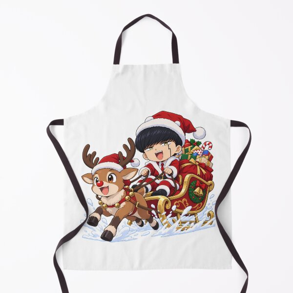 Item preview, Mash Burnedead Mashle Christmas Reindeer Sleigh designed and sold by SolenneAzur.