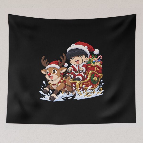 Item preview, Mash Burnedead Mashle Christmas Reindeer Sleigh designed and sold by SolenneAzur.
