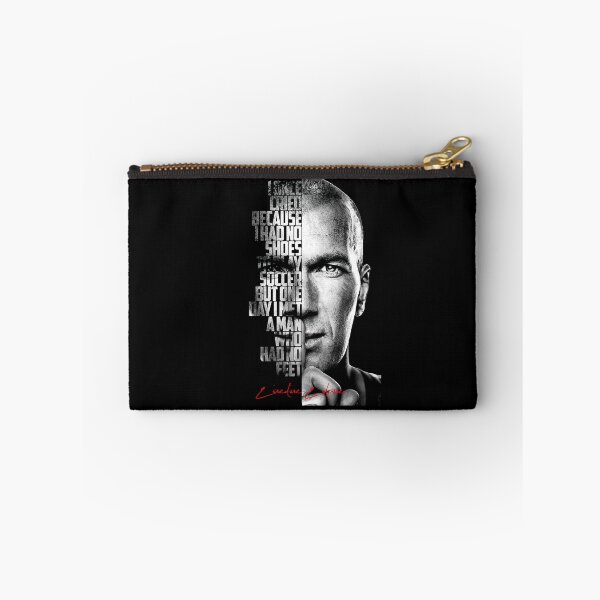 Item preview, Black And White Zinedine Zidane Quote Poster designed and sold by NoraPotworaart.