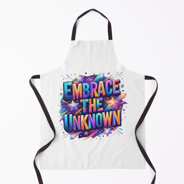Item preview, Embrace the Unknown Colorful Cosmic Stars Typography designed and sold by Sanan Israyilli.