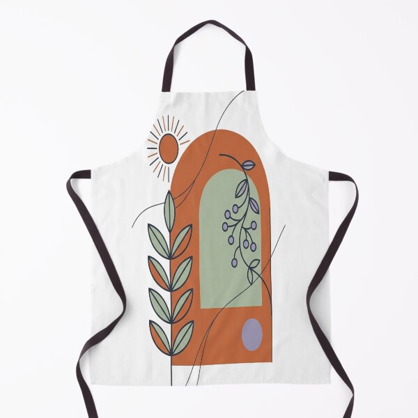Item preview, Sunlit Botanical Arch – Minimal Abstract Nature Art designed and sold by meghnad.