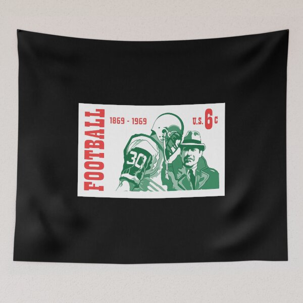 Item preview, Retro Football Stamp Art 1869-1969 designed and sold by CAYDENSYEL.