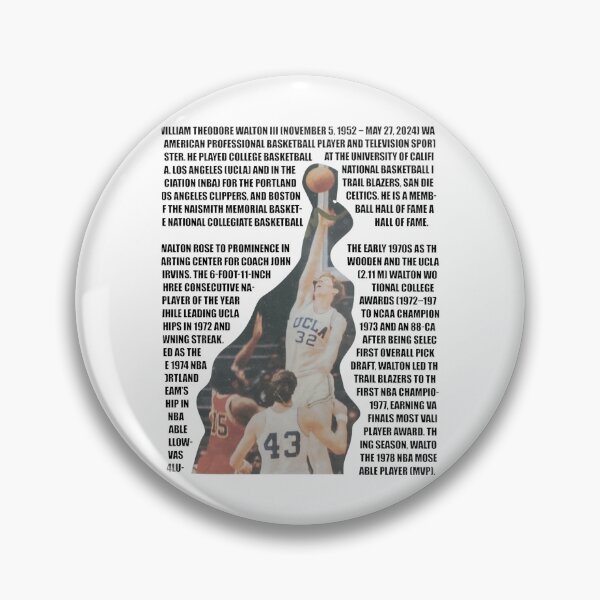 Item preview, Bill Walton UCLA NBA Legend Tribute designed and sold by CAYDENSYEL.