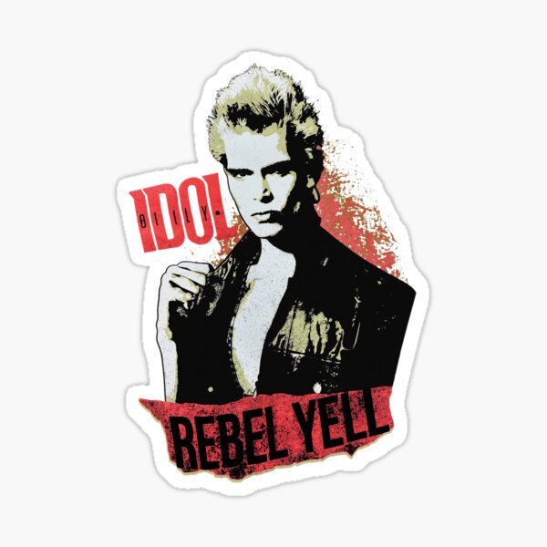 Item preview, Billy Idol Rebel Yell Portrait 80s Rock Icon Art designed and sold by CAYDENSYEL.