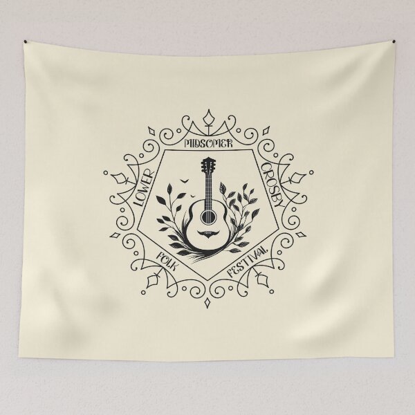 Item preview, Lower Crosby Folk Festival (on Off-White) designed and sold by PawsitiveMum3.