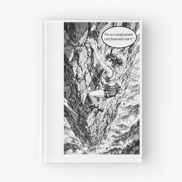 Item preview, Cute girl with a quote for climbers. #6 designed and sold by UrbanTRIP.