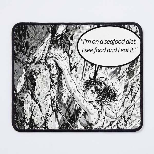Item preview, Cute girl with a quote for climbers. #6 designed and sold by UrbanTRIP.