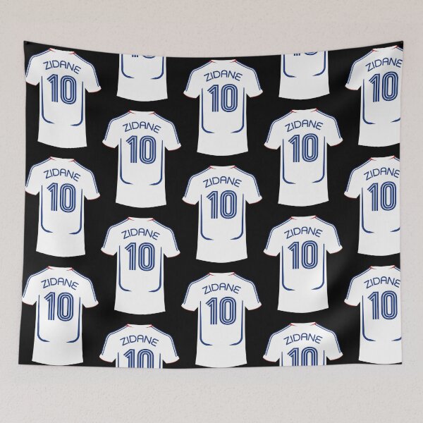 Item preview, Zinedine Zidane - France 2006 Away Kit designed and sold by NoraPotworaart.