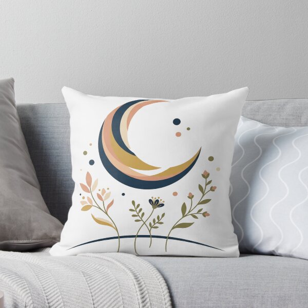 Item preview, Moon Garden Curves – Minimalist Abstract Botanical Art designed and sold by meghnad.