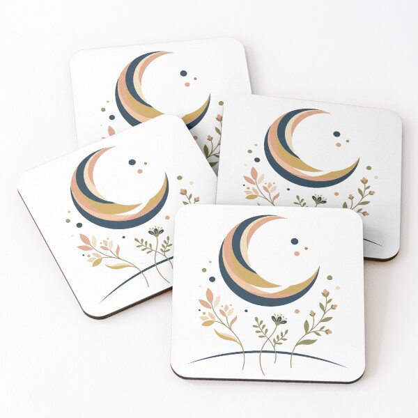 Item preview, Moon Garden Curves – Minimalist Abstract Botanical Art designed and sold by meghnad.