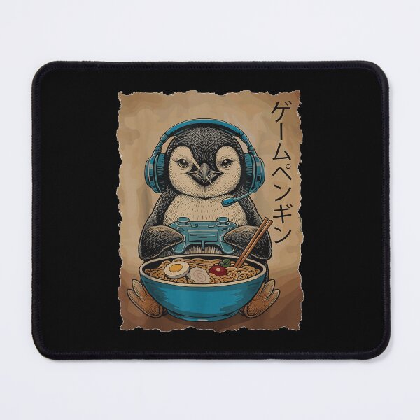 Item preview, Penguin Gamer Ramen Gaming Funny designed and sold by CrinoSwice.