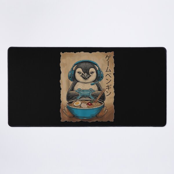 Item preview, Penguin Gamer Ramen Gaming Funny designed and sold by CrinoSwice.