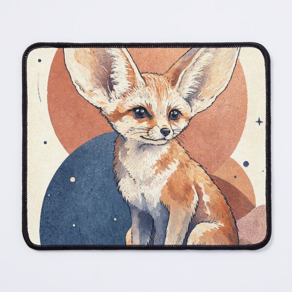 Item preview, Watercolor Fennec Fox Under the Moon designed and sold by Discount code.