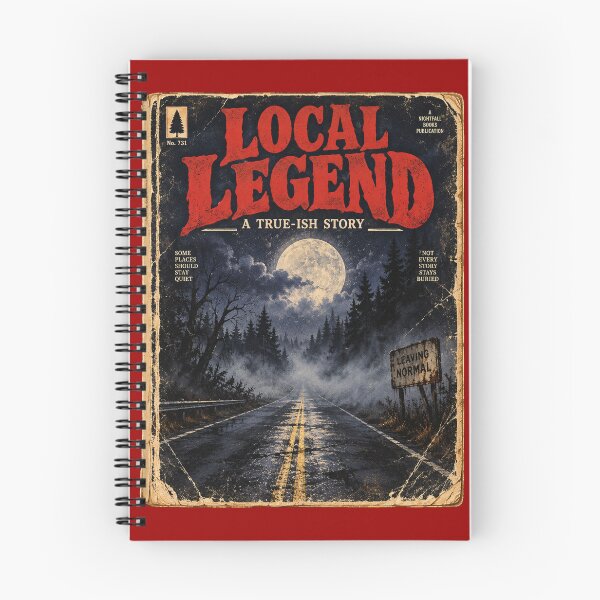 Item preview, Local Legend Vintage Pulp Horror Cover Poster Art designed and sold by Dark Energy.