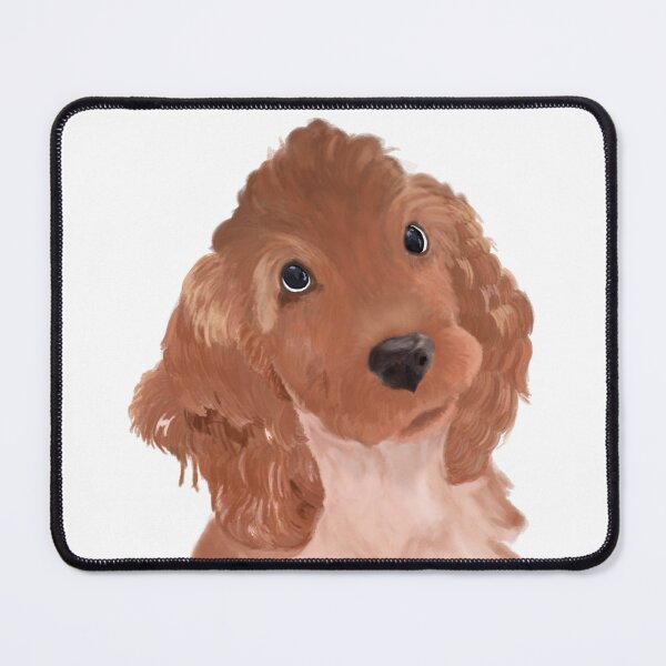 Item preview, Cute Brown Cocker Spaniel Puppy Illustration designed and sold by CelumV.