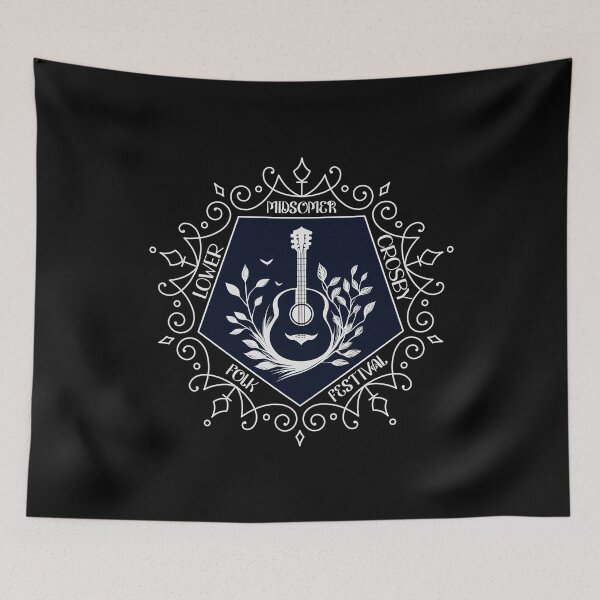 Item preview, Lower Crosby Folk Festival (on Black) designed and sold by PawsitiveMum3.