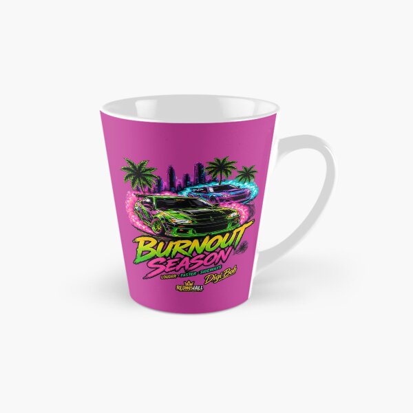 Item preview, Burnout Season JDM Drift Cars Synthwave Neon City T-Shirt  designed and sold by digitalbob60.