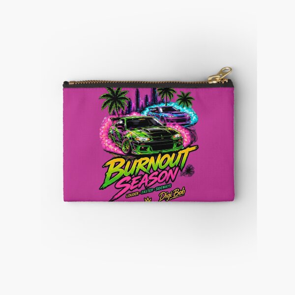 Item preview, Burnout Season JDM Drift Cars Synthwave Neon City T-Shirt  designed and sold by digitalbob60.