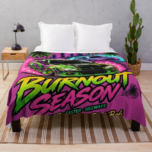 Item preview, Burnout Season JDM Drift Cars Synthwave Neon City T-Shirt  designed and sold by digitalbob60.