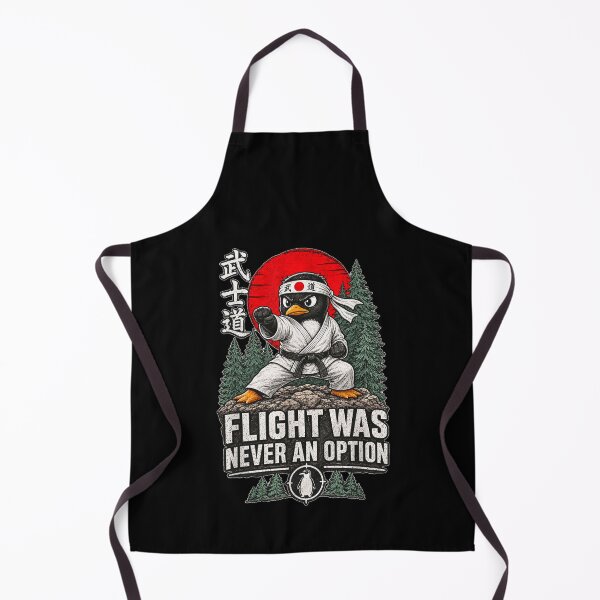 Item preview, Flight was Never an Option Karate Penguin Bushido Meme  designed and sold by CrinoSwice.