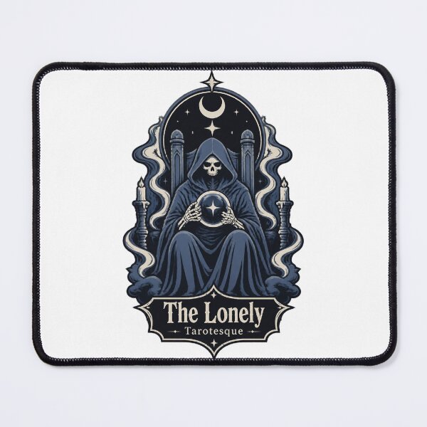 Item preview, The Lonely Tarotesque Dark - Mystical Tarot-Inspired Artwork designed and sold by sKetch Art.co.