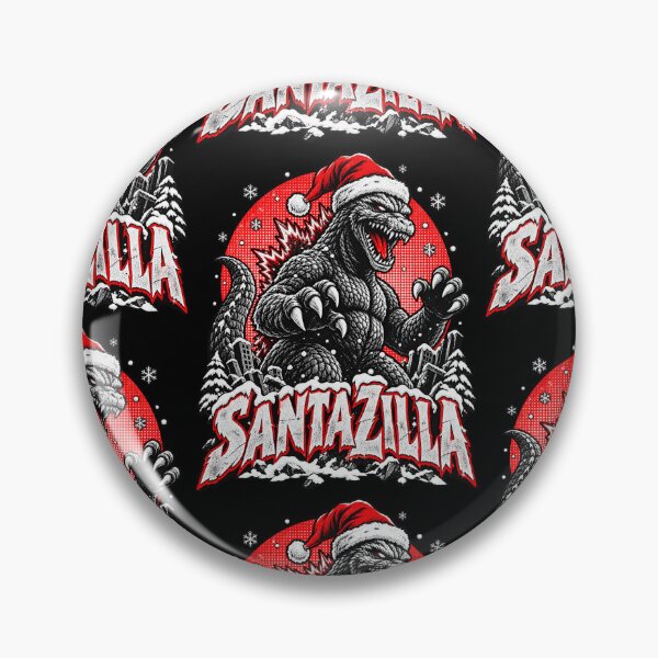 Item preview, Santazilla Giant Monster Santa Hat Winter Christmas Holiday Design designed and sold by SEINENGAPPI23.