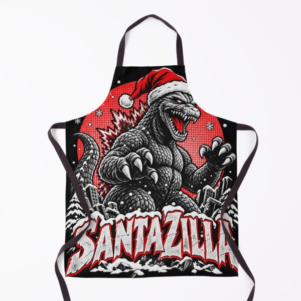 Item preview, Santazilla Giant Monster Santa Hat Winter Christmas Holiday Design designed and sold by SEINENGAPPI23.