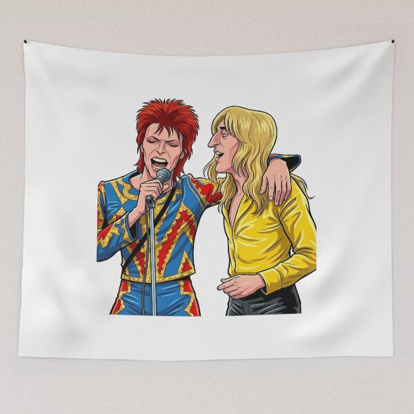 Item preview, David Bowie And Mick Ronson - Cartoon designed and sold by EuropeanShop.