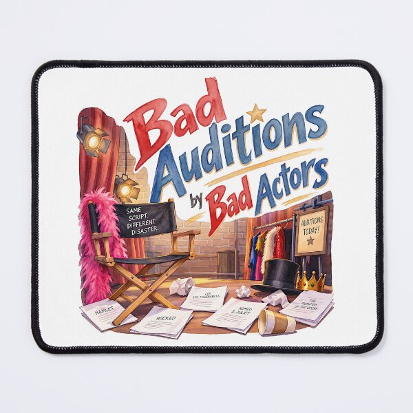 Item preview, Bad Auditions by Bad Actors designed and sold by Lyric Vault - Rock on.