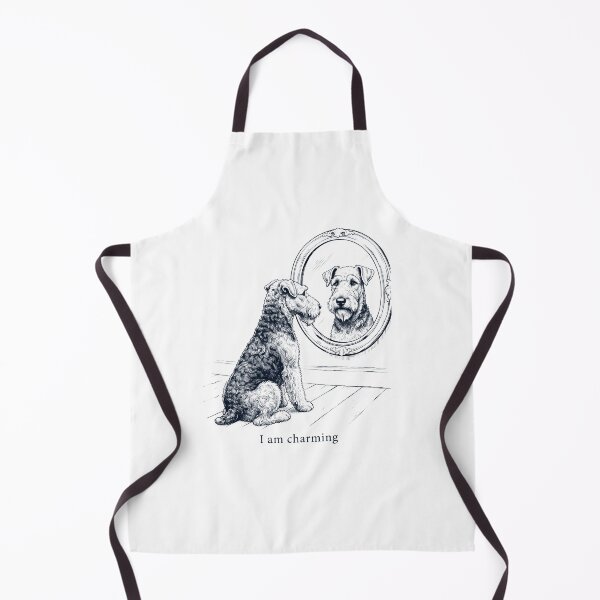 Item preview, Airedale Terrier I Am Charming Mirror Meme Dog Lover designed and sold by dian-rody-crest.