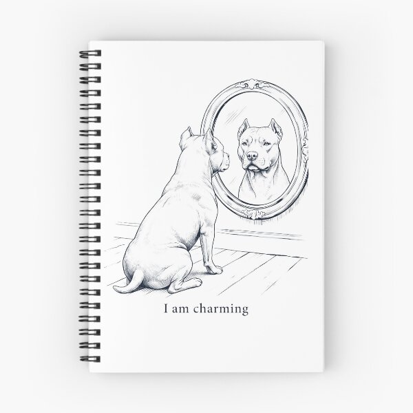 Item preview, American Pit Bull Terrier I Am Charming Mirror Meme Dog Lover designed and sold by dian-rody-crest.