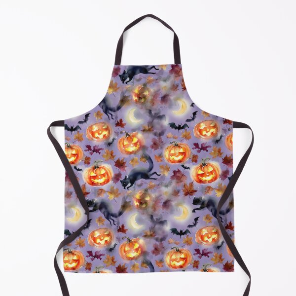 Item preview, Watercolor Pumpkins and Cats designed and sold by AlyssasCreativeBoutique.