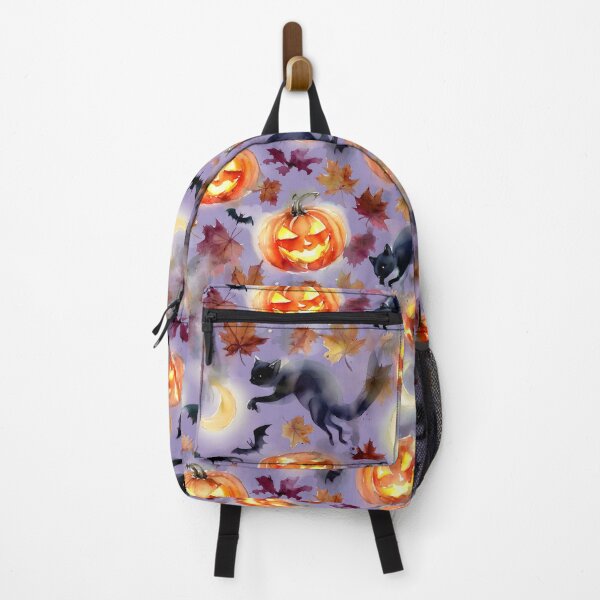 Item preview, Watercolor Pumpkins and Cats designed and sold by AlyssasCreativeBoutique.