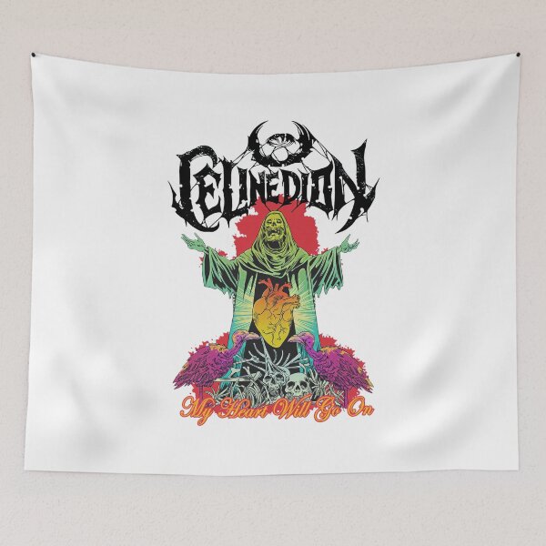 Item preview, Skeleton Heart Vulture Macabre 'My Heart Will Go On' designed and sold by CHESTEALUTH.