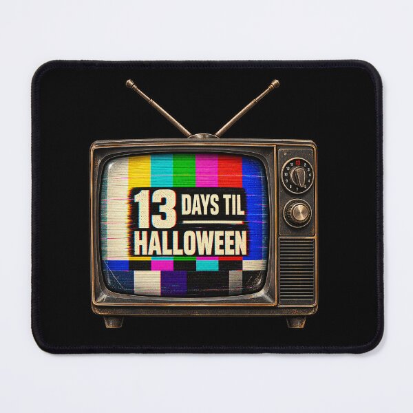 Item preview, Halloween Countdown Retro TV Test Pattern Sticker designed and sold by Dark Energy.
