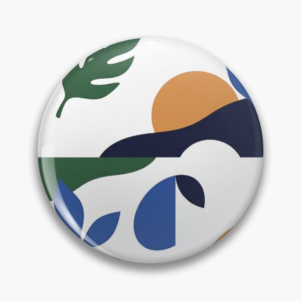 Item preview, Floating Leaves & Horizon – Minimal Abstract Nature Design designed and sold by meghnad.