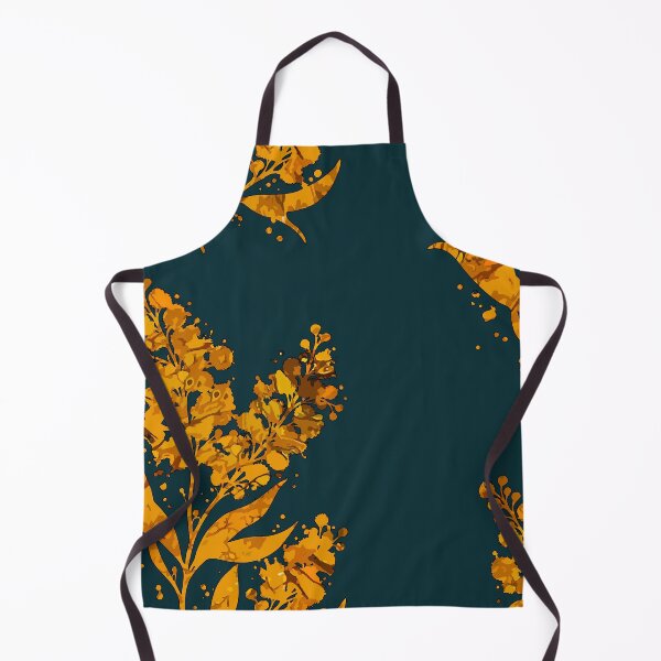 Item preview, Golden Bloom – Pouring Floral Stencil designed and sold by GAP90.